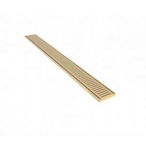 Lauxes Aluminium Next Generation 14 Floor Grate Matte Yellow Gold 300*100*14mm